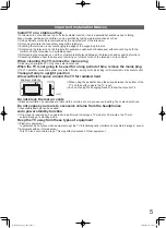 Preview for 5 page of Panasonic TH-L42S10A Operating Instructions Manual