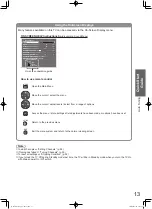 Preview for 13 page of Panasonic TH-L42S10A Operating Instructions Manual