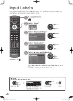 Preview for 26 page of Panasonic TH-L42S10A Operating Instructions Manual