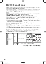 Preview for 34 page of Panasonic TH-L42S10A Operating Instructions Manual