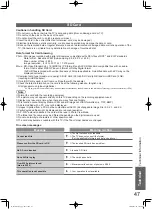 Preview for 47 page of Panasonic TH-L42S10A Operating Instructions Manual