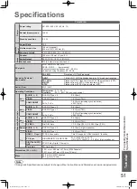 Preview for 51 page of Panasonic TH-L42S10A Operating Instructions Manual