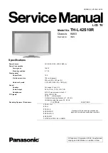 Panasonic TH-L42S10R Service Manual preview