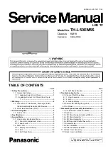 Panasonic TH-L50EM5S Service Manual предпросмотр