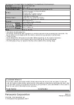 Panasonic TH-P42ST30D Operating Instructions Manual preview