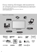 Preview for 3 page of Panasonic TH-P42ST30D Operating Instructions Manual