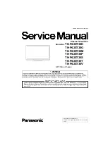 Preview for 1 page of Panasonic TH-P42ST30D Service Manual