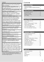 Preview for 3 page of Panasonic TH-P42UT30A Operating Instructions Manual