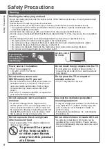 Preview for 4 page of Panasonic TH-P42UT30A Operating Instructions Manual