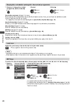 Preview for 20 page of Panasonic TH-P42UT30A Operating Instructions Manual