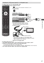 Preview for 27 page of Panasonic TH-P42UT30A Operating Instructions Manual