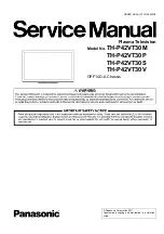 Preview for 1 page of Panasonic TH-P42VT30M Service Manual