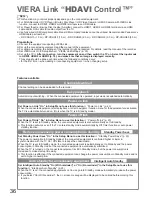 Preview for 36 page of Panasonic TH-P42X10D Operating Instructions Manual