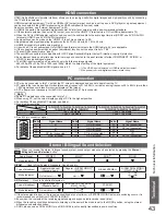 Preview for 43 page of Panasonic TH-P42X10D Operating Instructions Manual