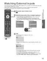 Preview for 19 page of Panasonic TH-P42X20Z Operating Instructions Manual