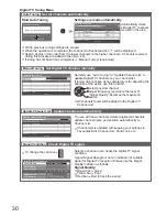 Preview for 30 page of Panasonic TH-P42X20Z Operating Instructions Manual