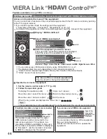 Preview for 44 page of Panasonic TH-P42X20Z Operating Instructions Manual