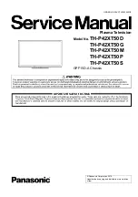 Panasonic TH-P42XT50D Service Manual preview