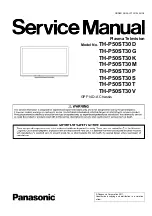 Предварительный просмотр 1 страницы Panasonic TH-P50ST30D Service Manual