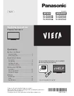 Preview for 1 page of Panasonic TH-P50ST60A Operating Instructions Manual