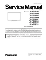 Preview for 1 page of Panasonic TH-P50X50G Service Manual