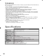 Предварительный просмотр 87 страницы Panasonic TH-P52V20Z Operating Instructions Manual