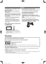 Preview for 5 page of Panasonic TH-P58V10M Operating Instructions Manual