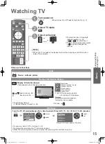 Preview for 15 page of Panasonic TH-P58V10M Operating Instructions Manual
