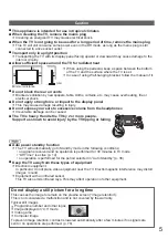 Preview for 5 page of Panasonic TH-P65VT20D Operating Instructions Manual