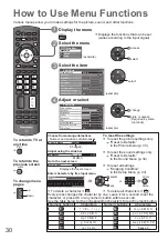 Preview for 30 page of Panasonic TH-P65VT20D Operating Instructions Manual