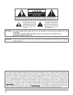 Предварительный просмотр 2 страницы Panasonic TH32LR11UH - 32" LCD TV Operating Instructions Manual