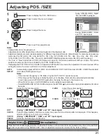 Предварительный просмотр 21 страницы Panasonic TH32LR11UH - 32" LCD TV Operating Instructions Manual