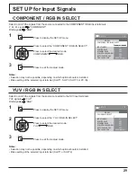 Предварительный просмотр 29 страницы Panasonic TH32LR11UH - 32" LCD TV Operating Instructions Manual