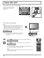 Preview for 12 page of Panasonic TH37PR10UA - HD PLASMA DISPLAY Operating Instructions Manual