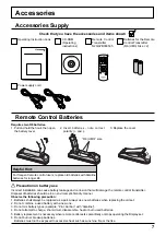 Предварительный просмотр 7 страницы Panasonic TH42LF20E Operating Instructions Manual