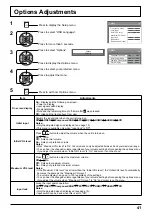 Предварительный просмотр 41 страницы Panasonic TH42LF20E Operating Instructions Manual