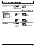 Предварительный просмотр 21 страницы Panasonic TH42LF20U - 42" HD LCD TV Operating Instructions Manual