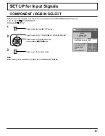 Предварительный просмотр 37 страницы Panasonic TH42LF20U - 42" HD LCD TV Operating Instructions Manual