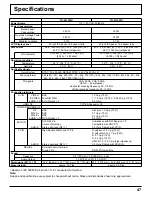 Предварительный просмотр 47 страницы Panasonic TH42LF20U - 42" HD LCD TV Operating Instructions Manual