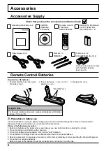 Preview for 6 page of Panasonic TH42PF20ER Operating Instructions Manual