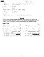 Предварительный просмотр 2 страницы Panasonic TH42PH10UKA - 42" Plasma Panel Service Manual