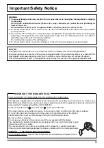 Preview for 3 page of Panasonic TH42PH20E Operating Instructions Manual