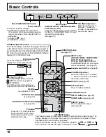 Предварительный просмотр 10 страницы Panasonic TH42PHW5UZ - 42" PLASMA TELEVISION Operating Instructions Manual