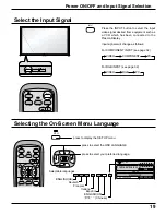 Предварительный просмотр 19 страницы Panasonic TH42PHW5UZ - 42" PLASMA TELEVISION Operating Instructions Manual