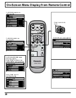 Предварительный просмотр 20 страницы Panasonic TH42PHW5UZ - 42" PLASMA TELEVISION Operating Instructions Manual