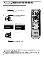 Предварительный просмотр 24 страницы Panasonic TH42PHW5UZ - 42" PLASMA TELEVISION Operating Instructions Manual