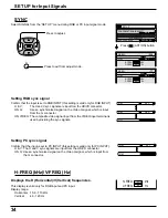 Предварительный просмотр 34 страницы Panasonic TH42PHW5UZ - 42" PLASMA TELEVISION Operating Instructions Manual