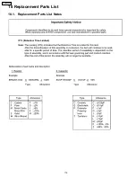 Preview for 116 page of Panasonic TH42PS9UK - 42" PLASMA TV Service Manual