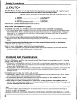 Предварительный просмотр 8 страницы Panasonic TH42PW3U - 42" PLASMA DISPLAY Operating Instructions Manual