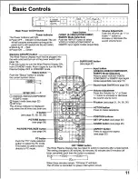 Предварительный просмотр 11 страницы Panasonic TH42PW3U - 42" PLASMA DISPLAY Operating Instructions Manual